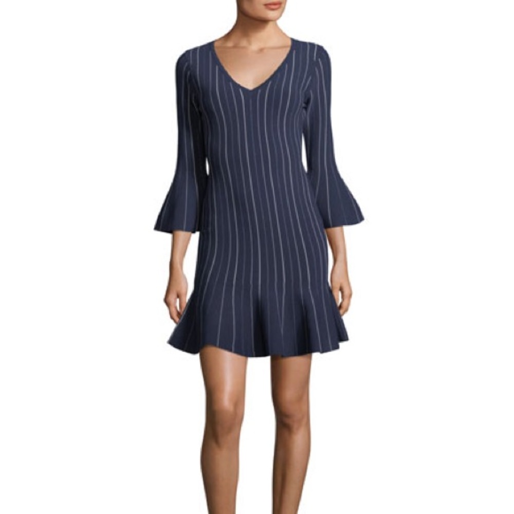 Milky stripped mini mermaid dress size medium